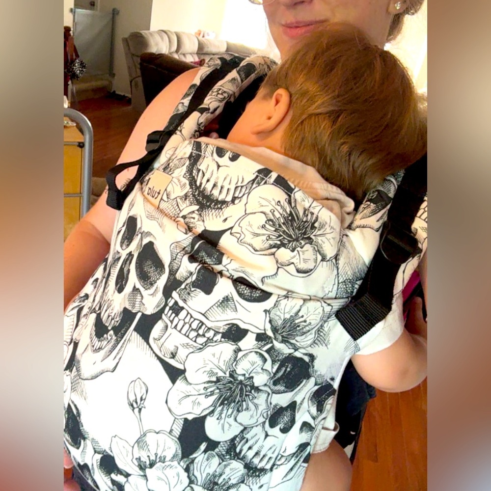 Skull and Floral designed Tula